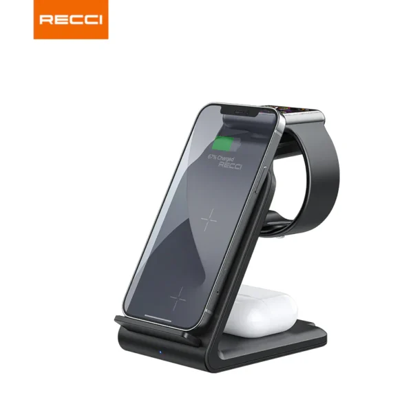 RECCI 4IN 1 WIRELESS DESKTOP STAND RCW-16