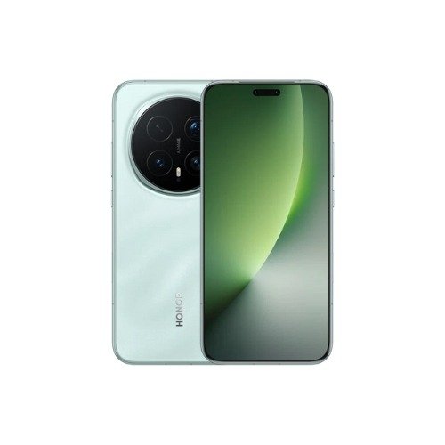 HONOR Magic8 Pro 5G 12+512GB Sky Cyan front and back view showing premium cyan finish and flagship camera design