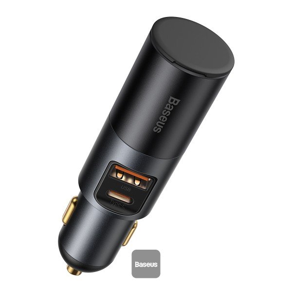 Baseus Share Together fast charge car charger with cigarette lighter multi port adapter