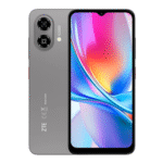 ZTE Blade A35e 4G smartphone with 64GB storage and 4GB RAM in silver grey color