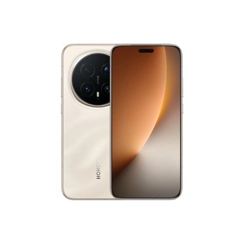 HONOR Magic8 Pro 5G 16+1TB Sunrise Gold front and back view showing premium gold finish and flagship camera system