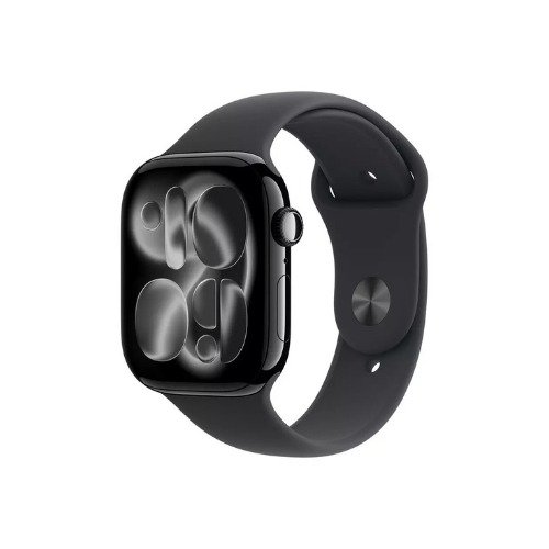 Apple Watch Series 11 GPS 46mm with jet black aluminium case
