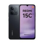 Redmi 15C 5G smartphone 4GB RAM 128GB storage midnight black color