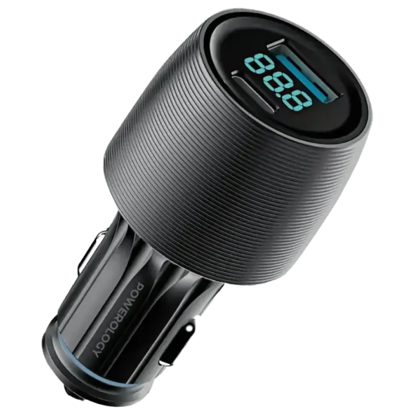 Powerology Velox 83W Dual-Port Car Charger