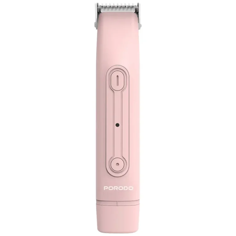 Porodo dual head electric shaver pink color for smooth and gentle hair removal
