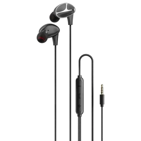 Porodo Soundtec Stereo Bass 3.5mm Wired Earphones