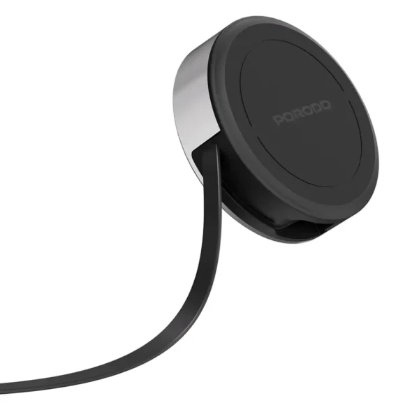 Porodo Magnetic Wireless Charging Pad with Retractable Type-C Output