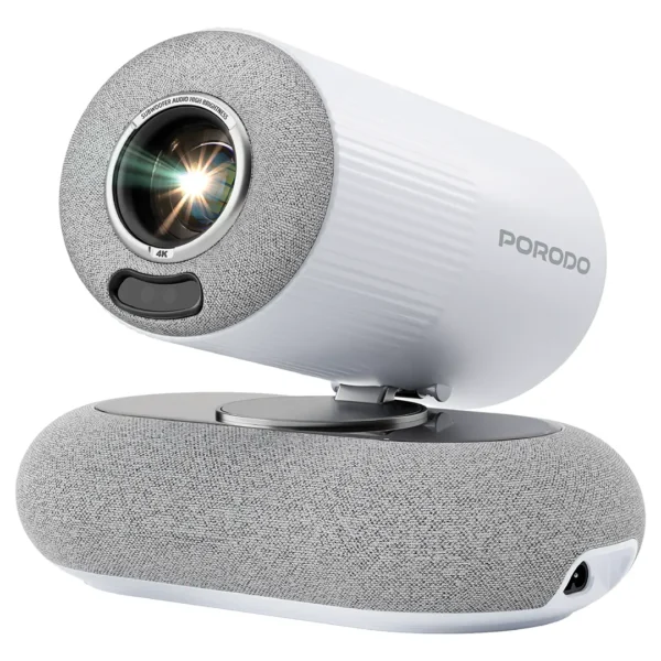 Porodo Lumacast Smart Full HD Projector Auto Focus & Keystone