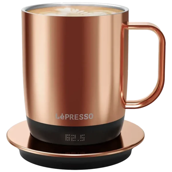 Lepresso Aurelio Ceramic Mug with Temperature Control Base