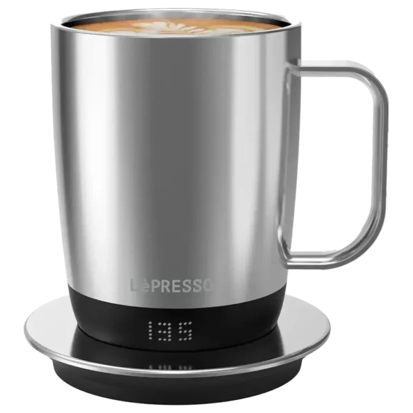Lepresso Aurelio Ceramic Mug with Temperature Control Base