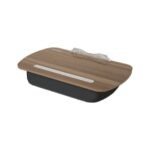 PORODO - lifestyle laptop stand with pillow base- Gray - view 2