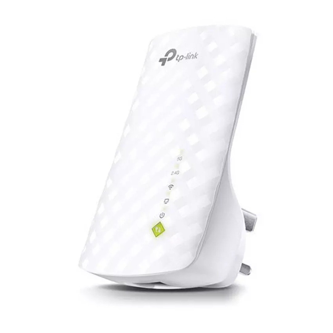 100169735_100_02 TP-Link AC750 dual band WiFi range extender RE220 for home network coverage