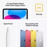Apple iPad A16 11th Gen Wi-Fi 128GB - Silver - view 7