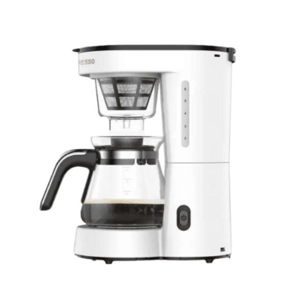 LePresso Transparent Drip Coffee Maker-WHITE