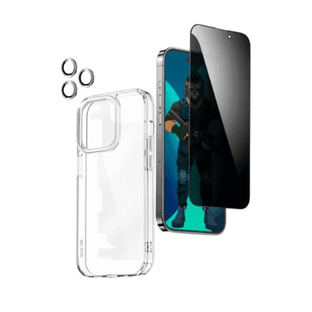 غعن Green 4 in 1 360° Privacy Pack iPhone 14 Pro Max