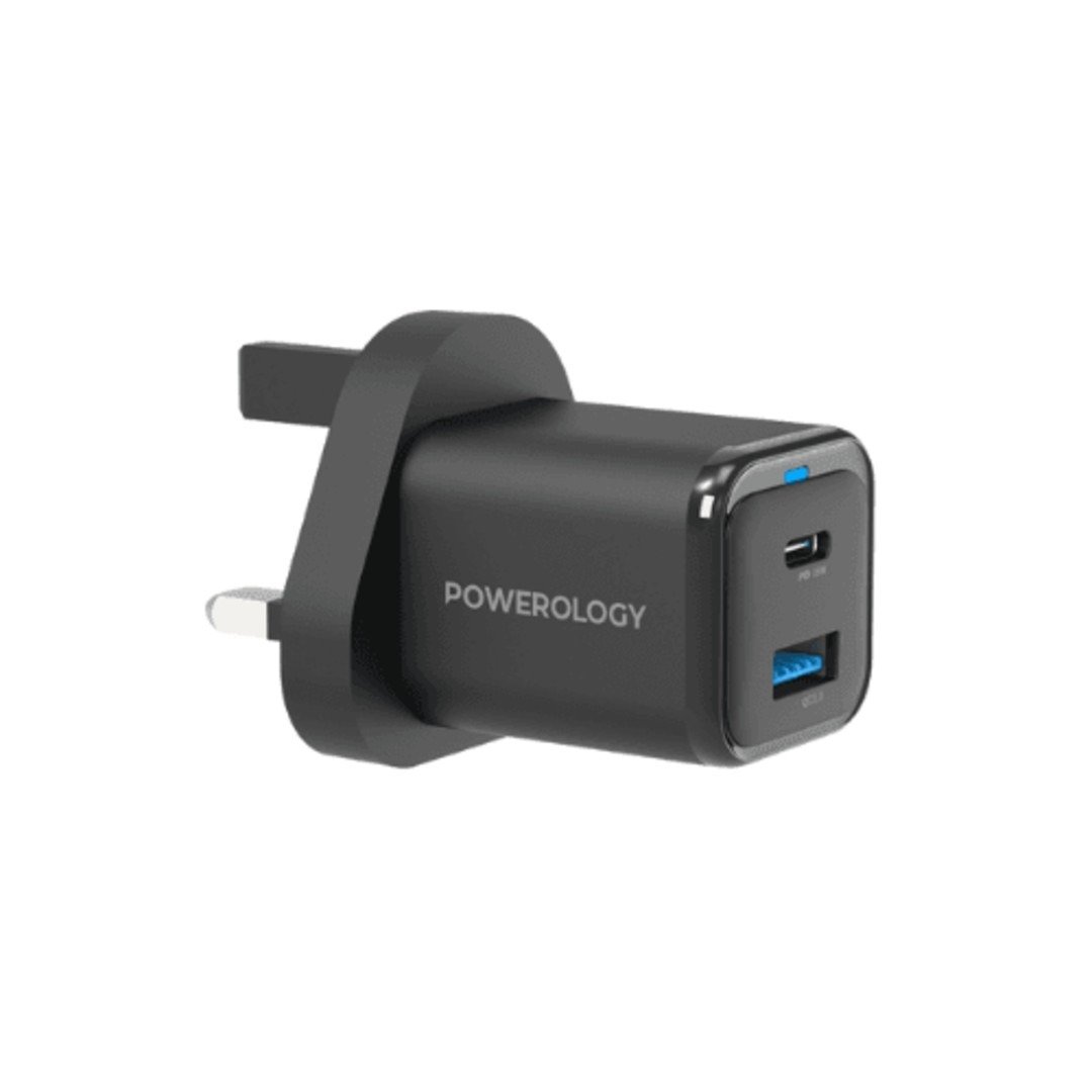 DV Powerology 35W DualPort USB-C Home Charger 1.2m
