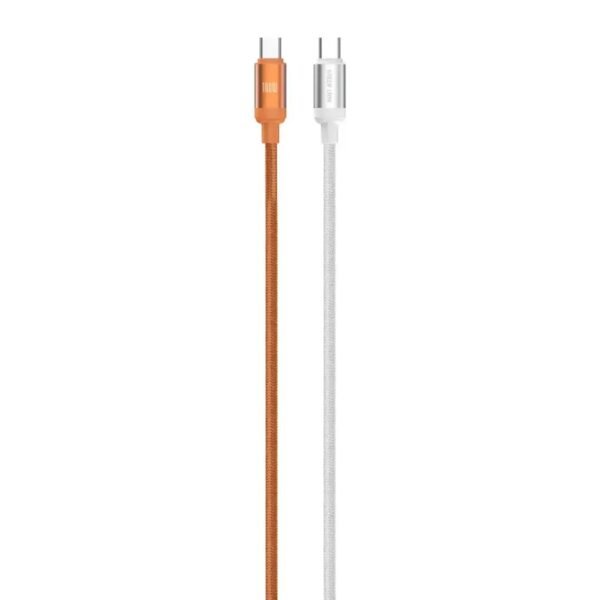 Green Lion Duo Color Braided USB-C to USB-C Cable