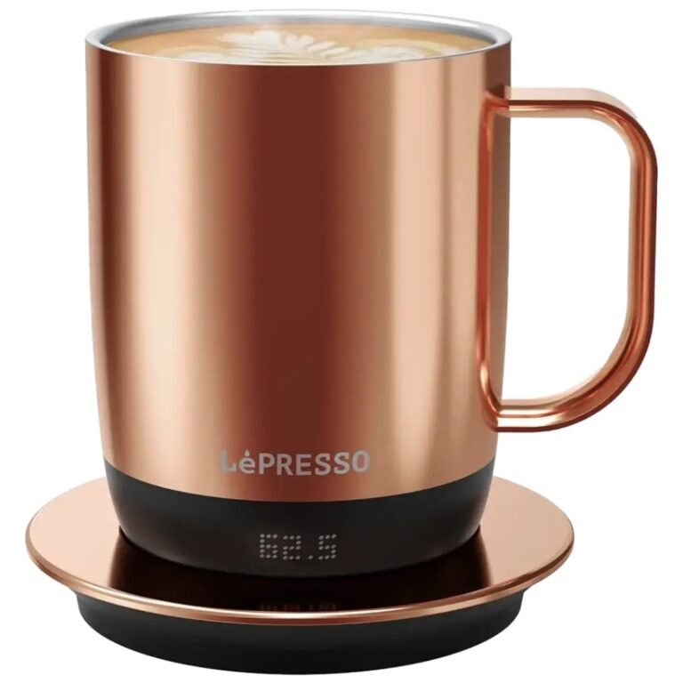 Lepresso Aurelio Ceramic Mug with Temperature Control Base