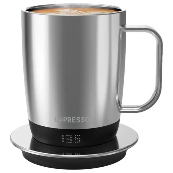Lepresso Aurelio Ceramic Mug with Temperature Control Base