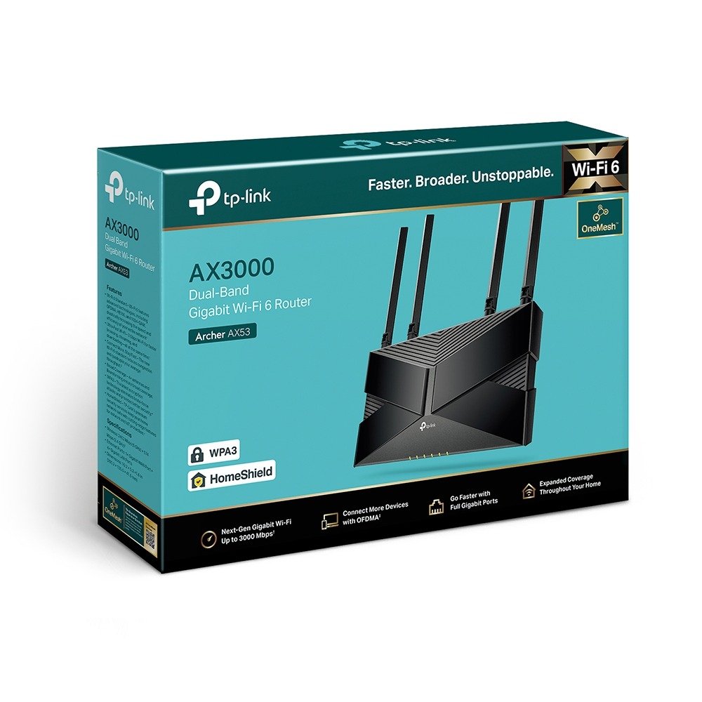 TP-Link Archer AX53 AX3000 Gigabit Wi-Fi 6 Router - photo 4
