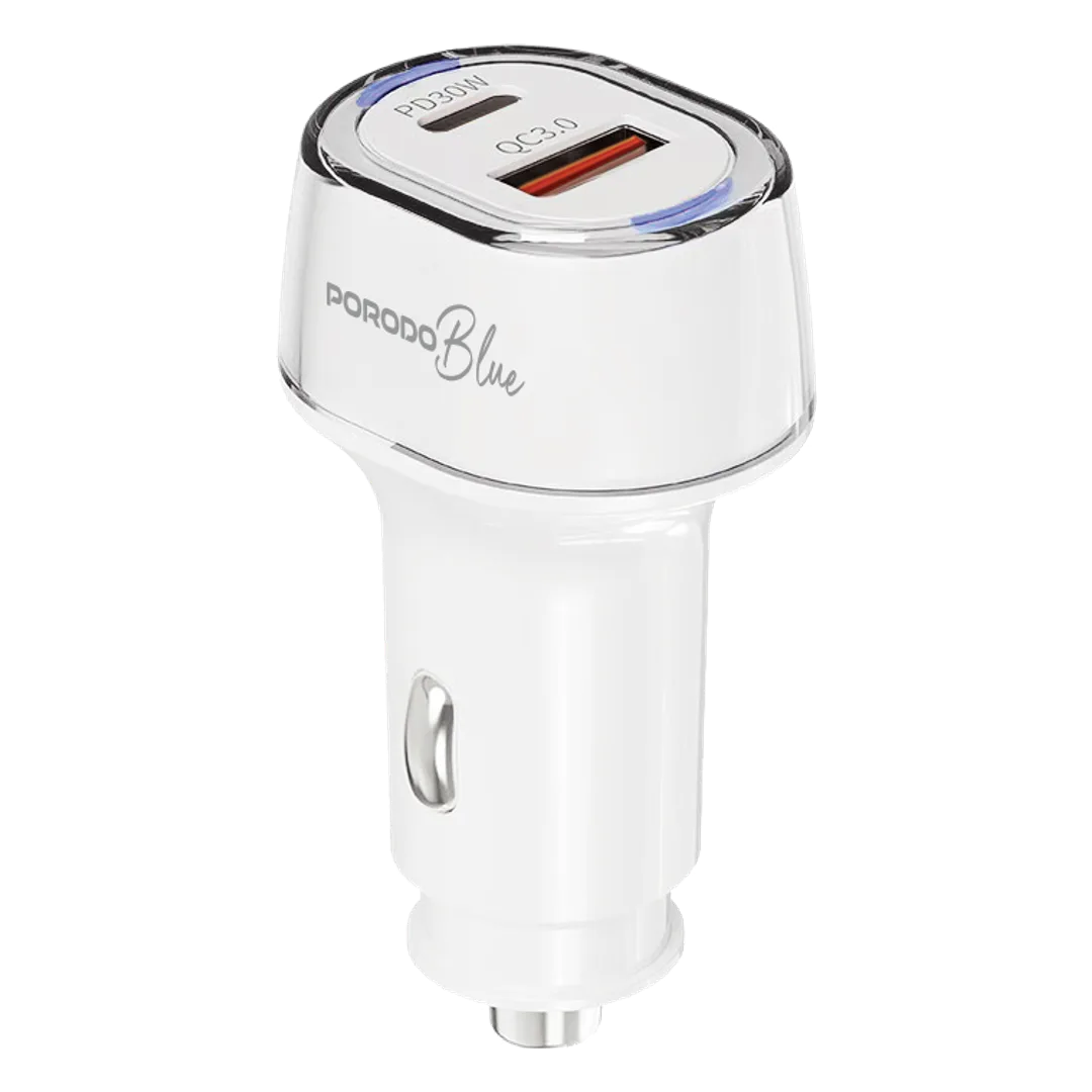 Porodo Blue Dual - Port USB Car Charger - photo 2