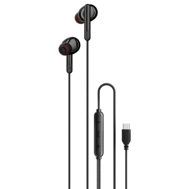Porodo Soundtec Stereo Bass Type-C Wired Earphones