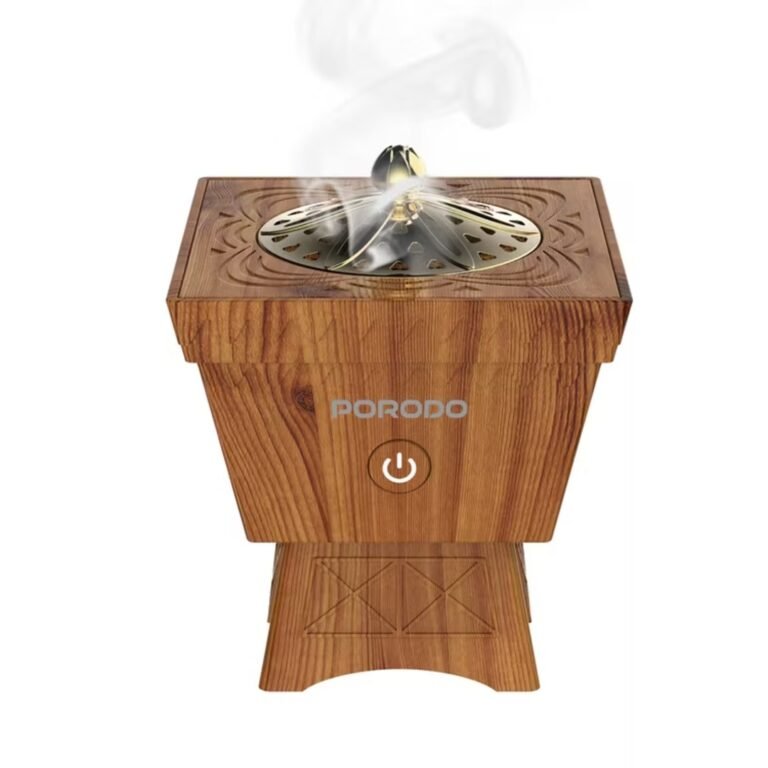Porodo Classic Wood-Finish Portable Incense Burner