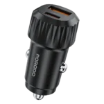 Porodo Electro 60W Dual Port USB-C Car Charger 1M