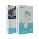 Porodo Blue Dual - Port USB Car Charger