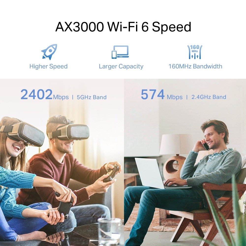 TP-Link RE705X AX3000 Mesh WiFi 6 Extender (OneMesh) - photo 3