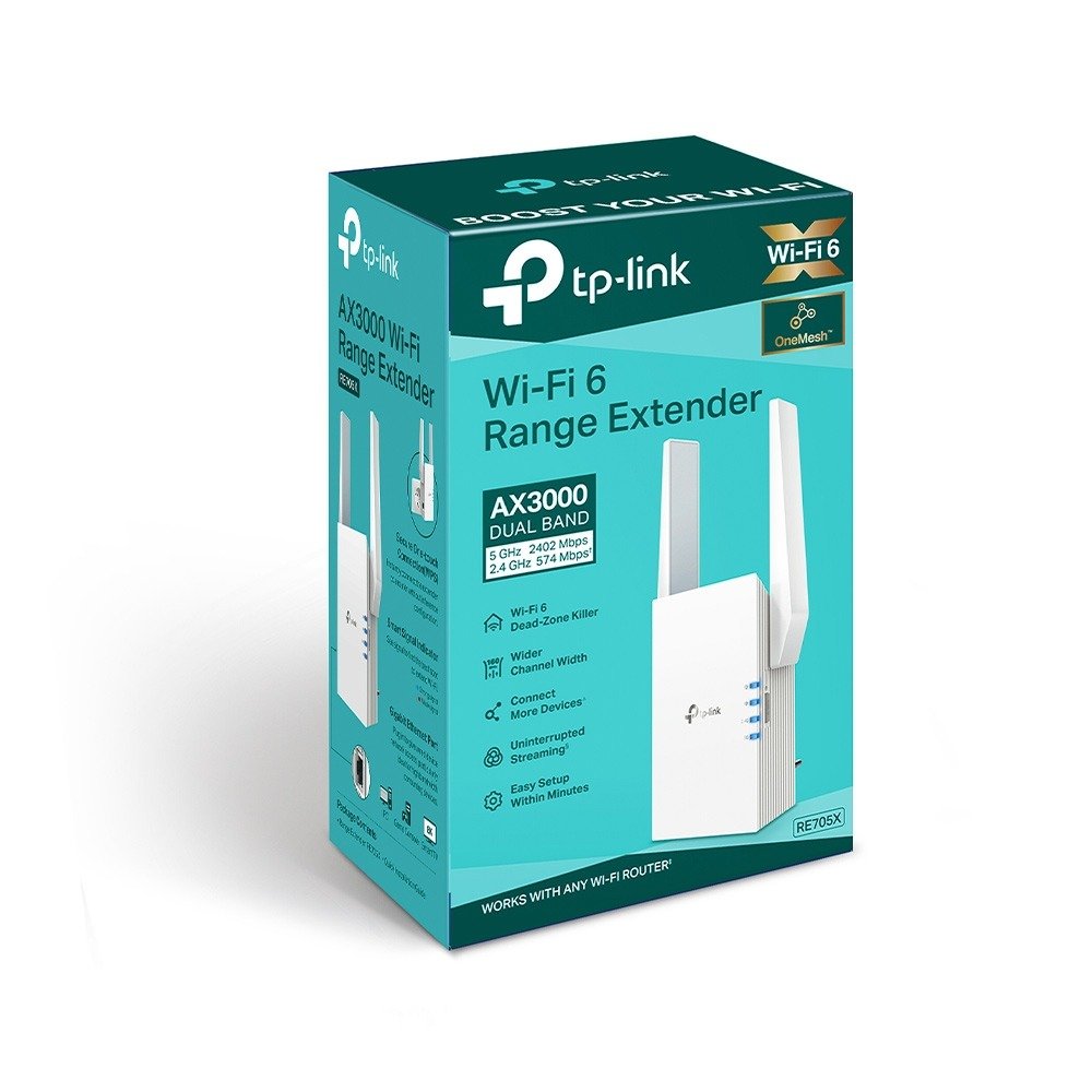 TP-Link RE705X AX3000 Wi-Fi 6 Range Extender - photo 4