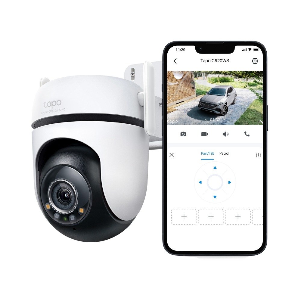 Tapo C520WS 2K Outdoor Pan/Tilt Wi-Fi Camera - photo 2