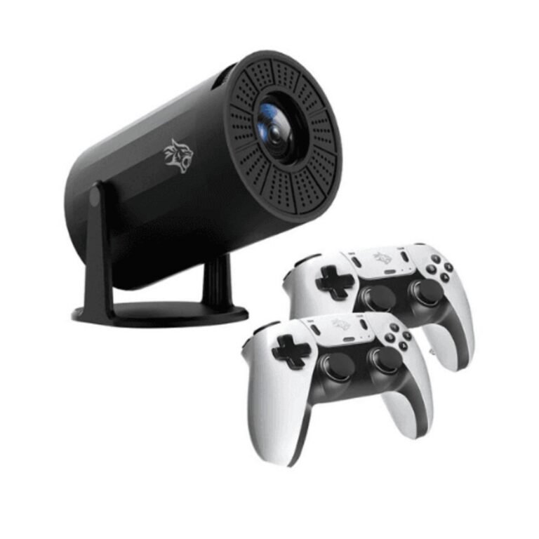 Porodo Gaming 4K Projector with Auto Keystone & Gamepad