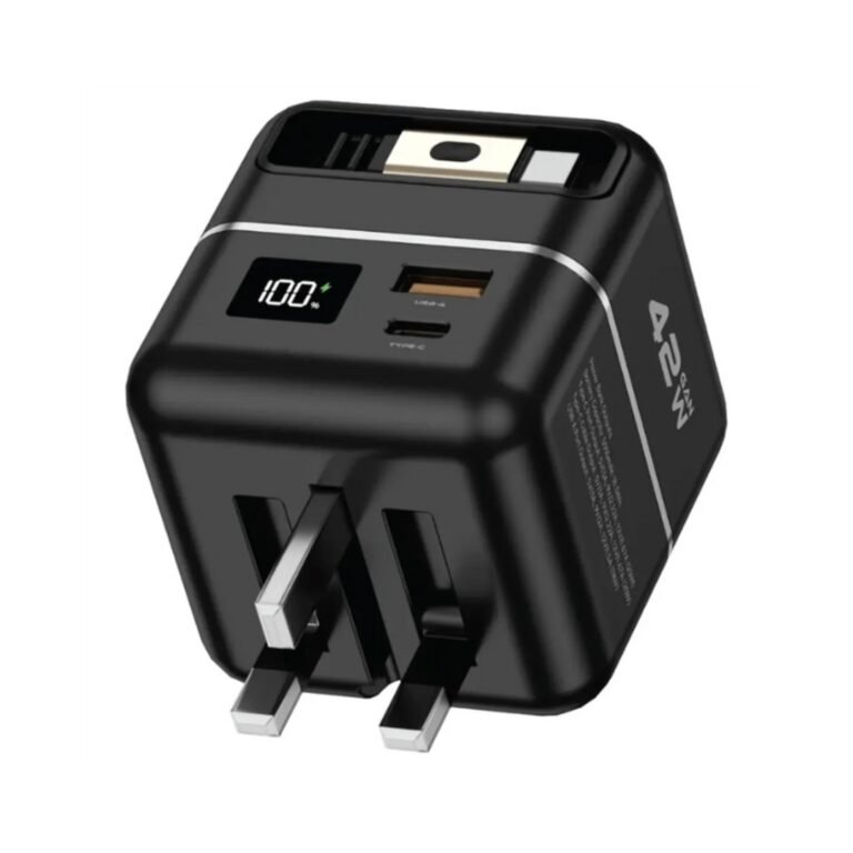 Green Lion GaN Premium Series Charger 42W with 5000mAh Power Bank
