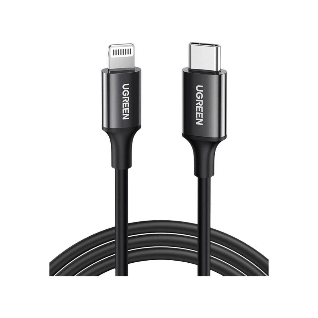 Untitled design Ugreen 60w USB-C to Lightning Cable RubberShell