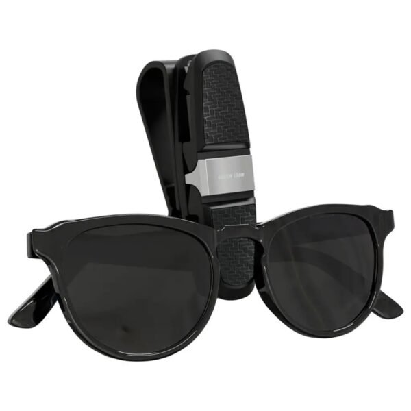 Green Lion Visor Guard Car Sunglasses Holder