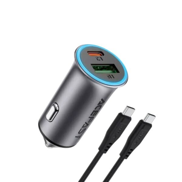 AceFast B16 95W (USB-A+USB-C) Dual Port Metal Car Charger