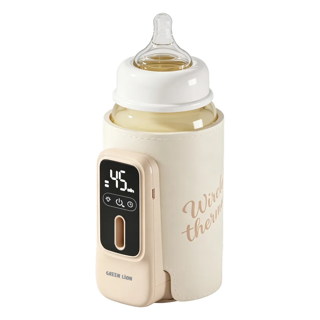 bottle Green Lion Bottle Warmer 6000mAH Rechargeable-Cream