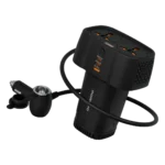 Porodo Solvo Universal AC Power Inverter 300W-Black